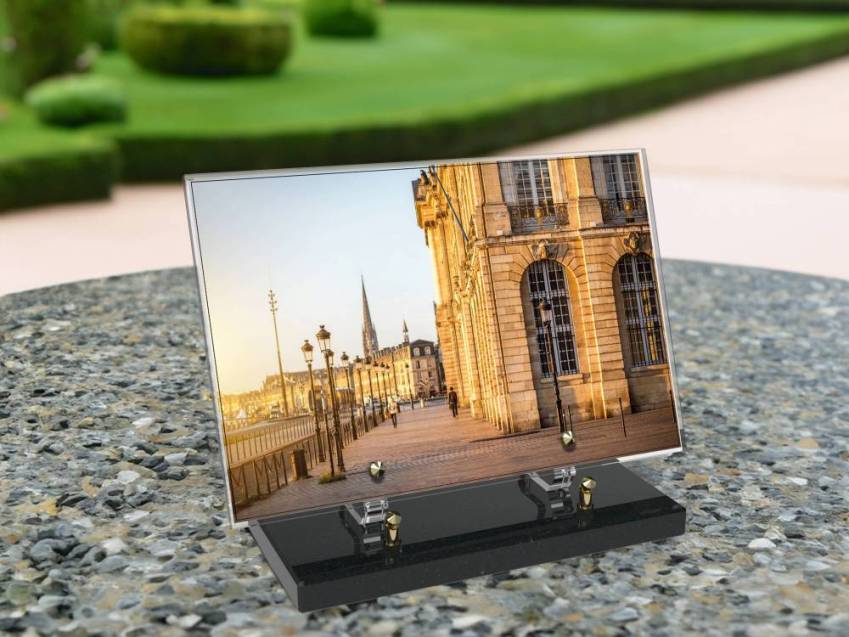 Plaque Plexiglas Rectangle honneur aux régions
