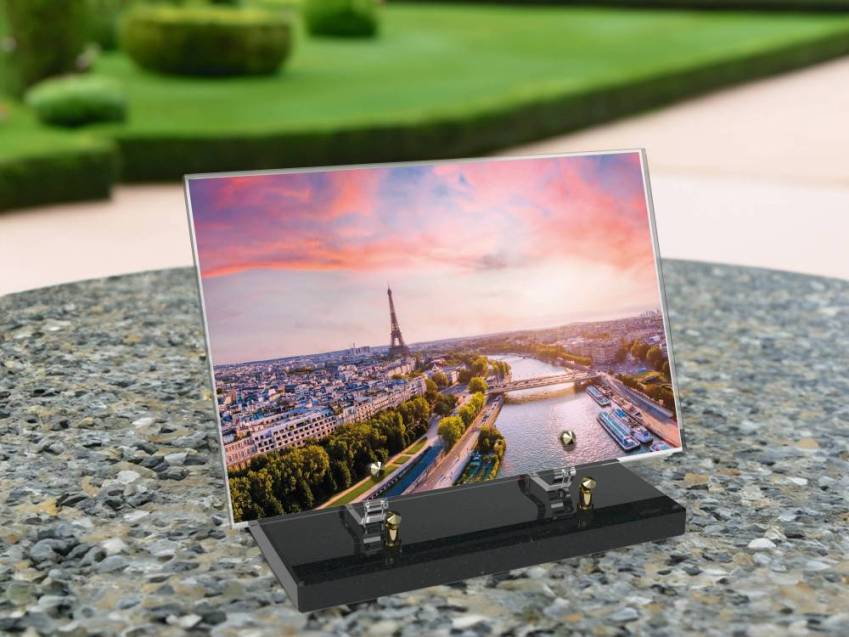 Plaque Plexiglas Rectangle honneur aux régions