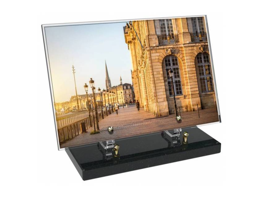 Plaque Plexiglas Rectangle honneur aux régions