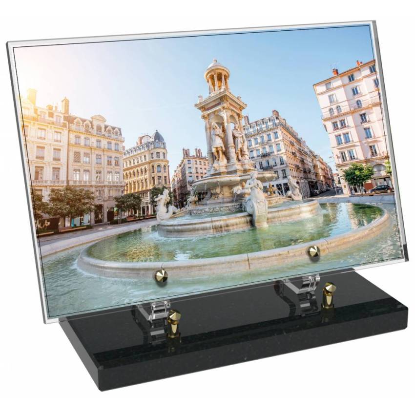 Plaque Plexiglas Rectangle honneur aux régions