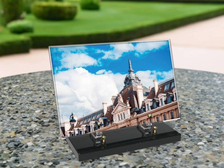 Plaque Plexiglas Rectangle honneur aux régions