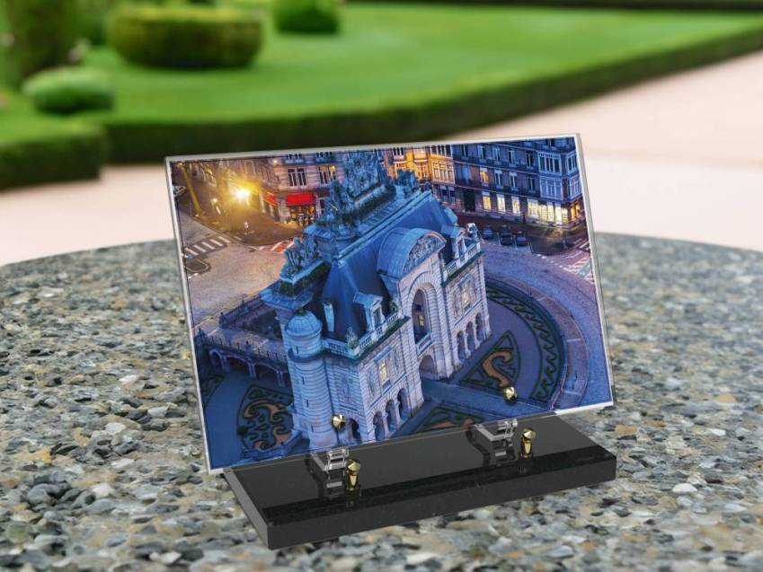 Plaque Plexiglas Rectangle honneur aux régions