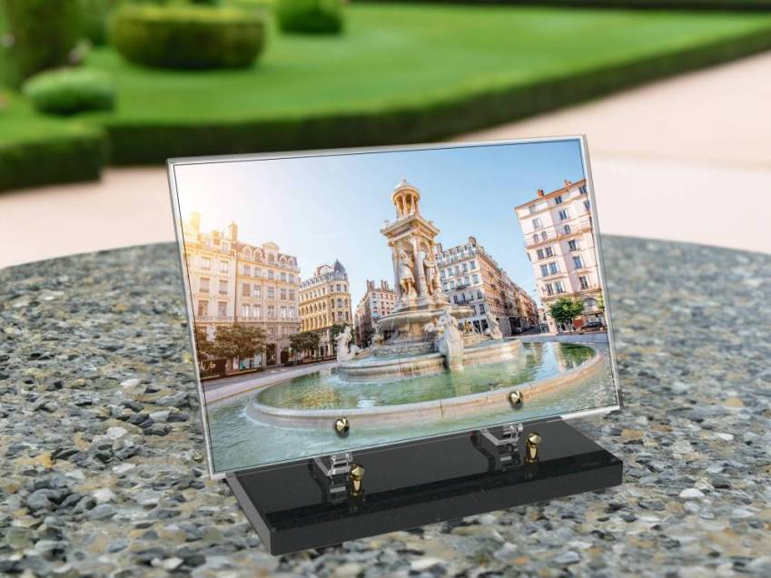 Plaque Plexiglas Rectangle honneur aux régions