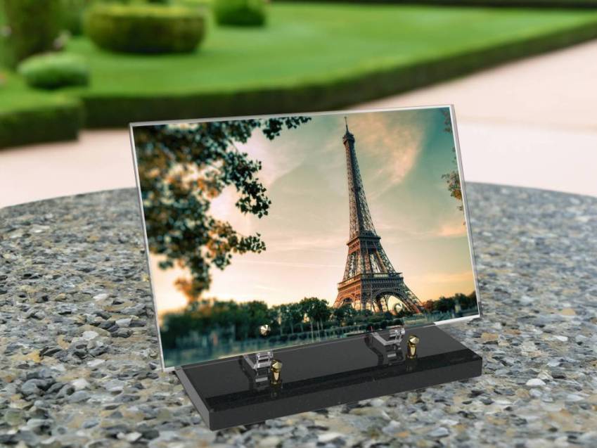 Plaque Plexiglas Rectangle honneur aux régions