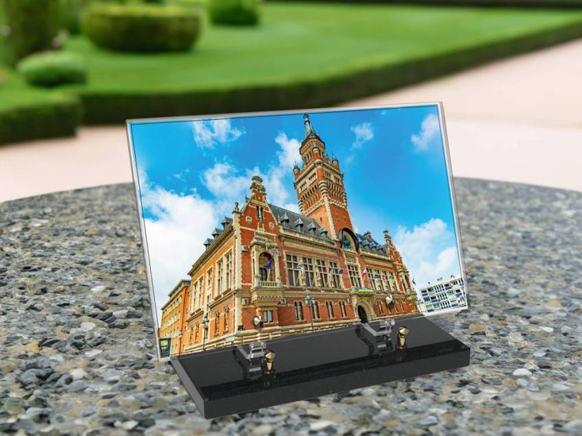 Plaque Plexiglas Rectangle honneur aux régions