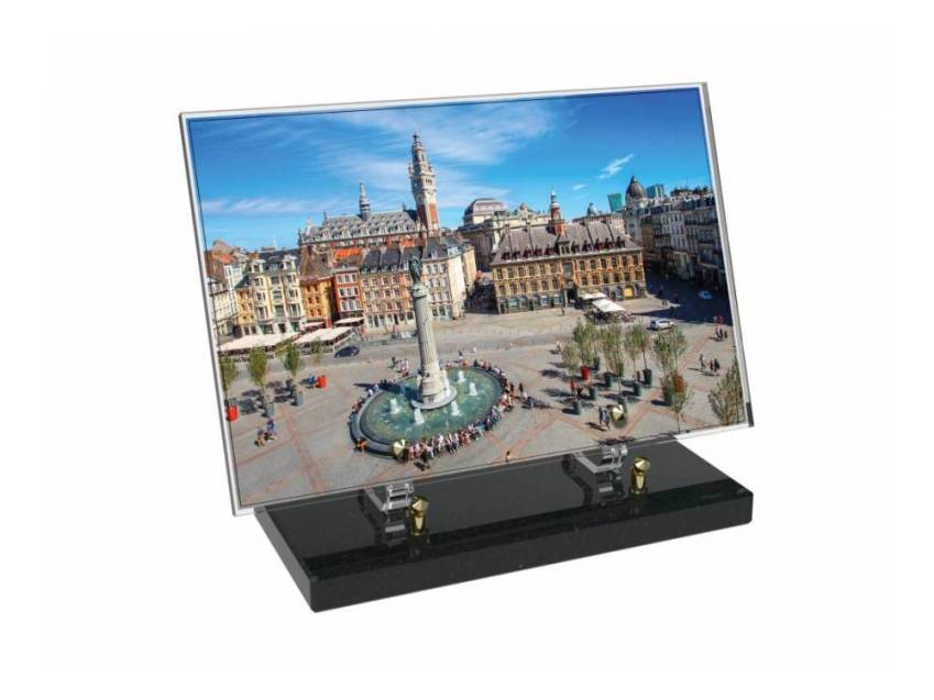 Plaque Plexiglas Rectangle honneur aux régions
