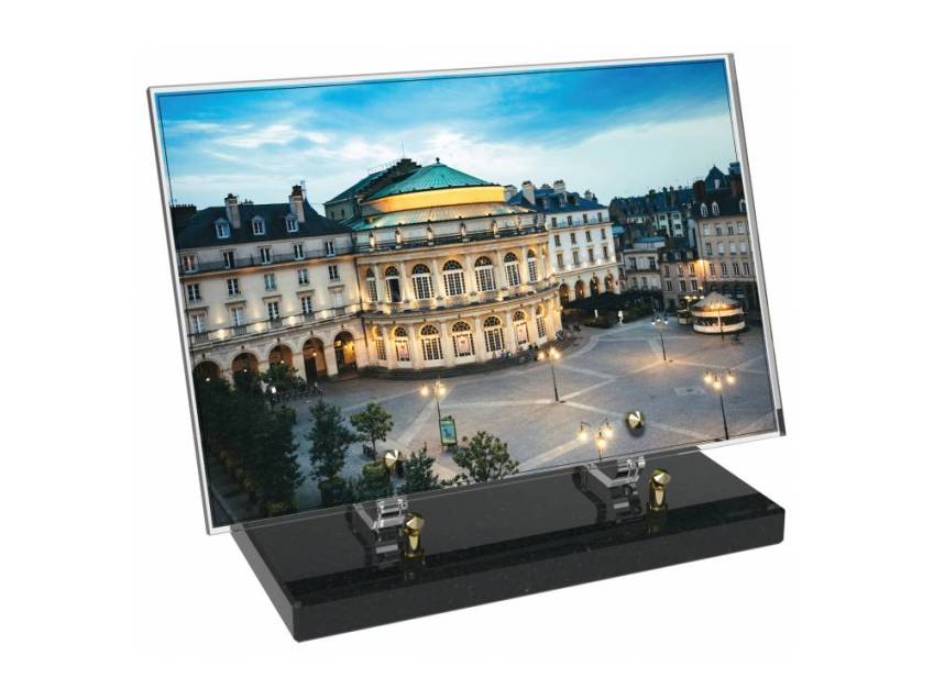 Plaque Plexiglas Rectangle honneur aux régions