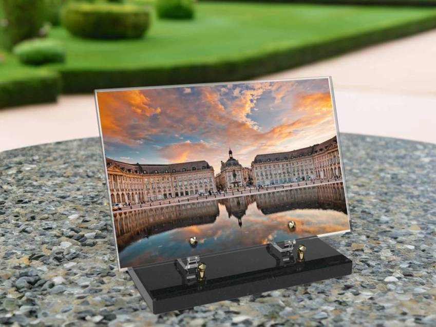 Plaque Plexiglas Rectangle honneur aux régions