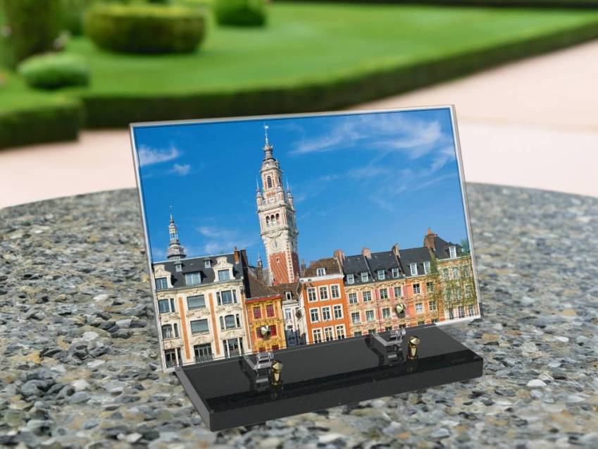 Plaque Plexiglas Rectangle honneur aux régions
