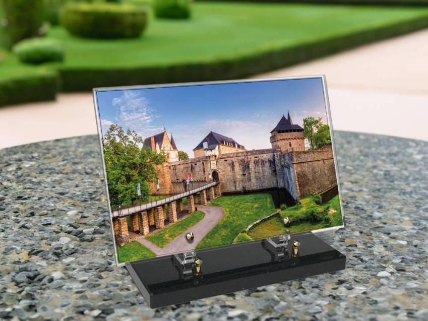 Plaque Plexiglas Rectangle honneur aux régions