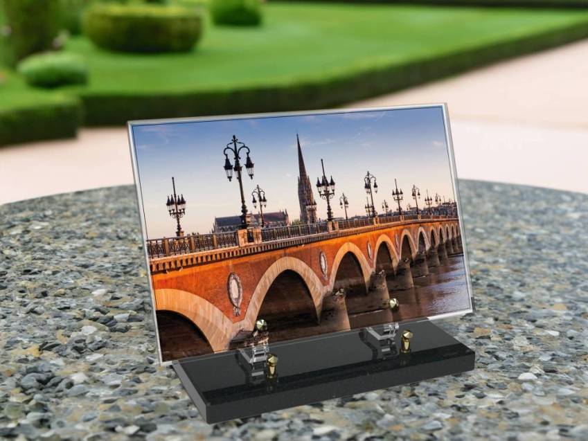 Plaque Plexiglas Rectangle honneur aux régions