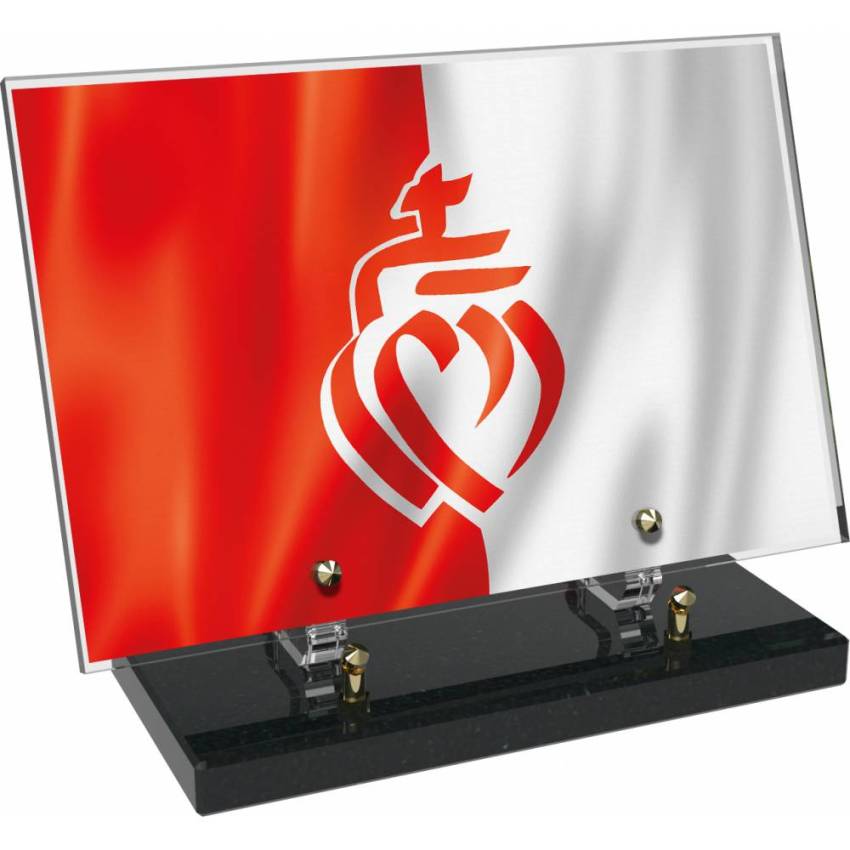 Plaque Plexiglas Rectangle honneur aux régions