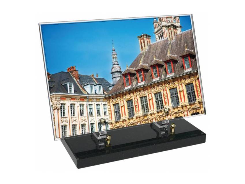 Plaque Plexiglas Rectangle honneur aux régions