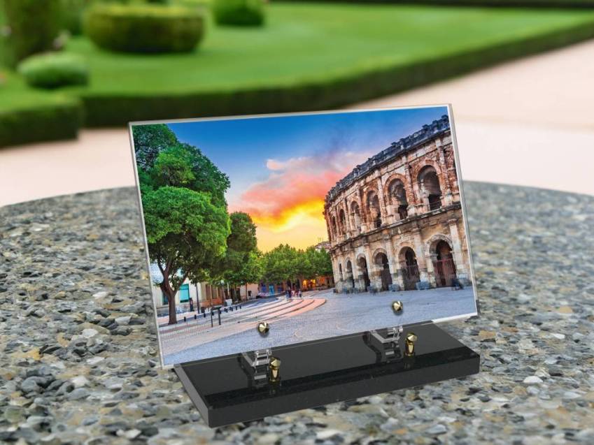 Plaque Plexiglas Rectangle honneur aux régions
