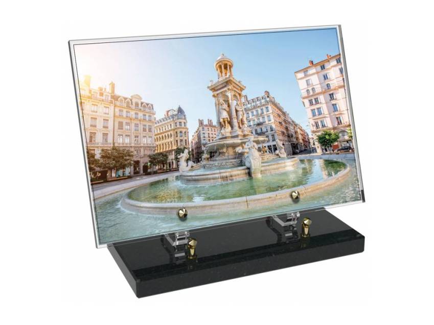 Plaque Plexiglas Rectangle honneur aux régions