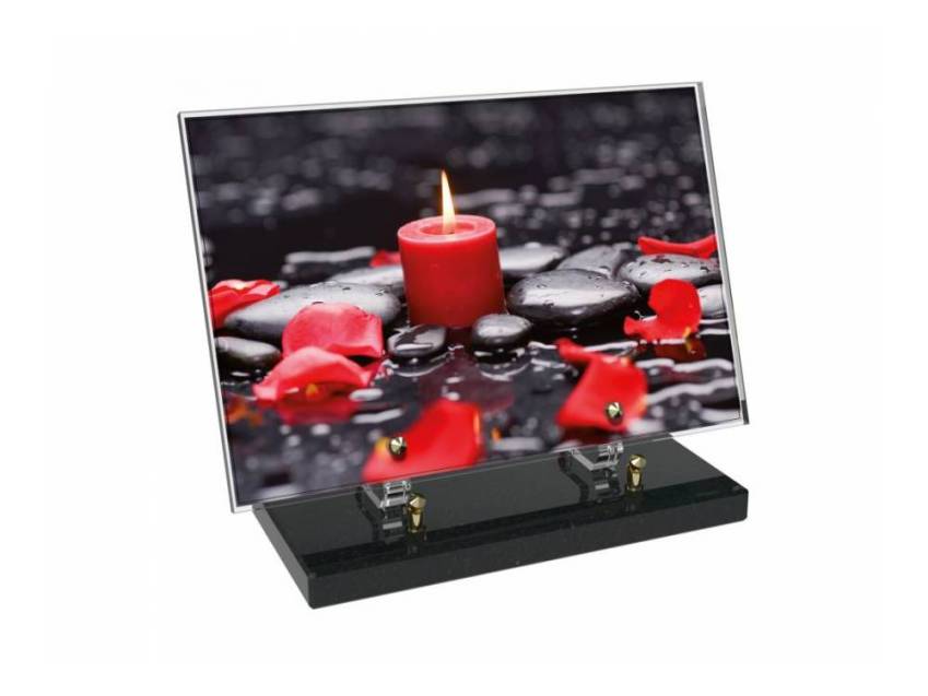 Plaque Plexiglas Rectangle typique bougie