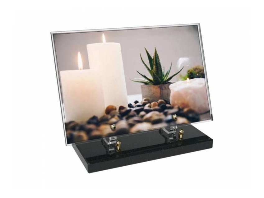 Plaque Plexiglas Rectangle typique bougie