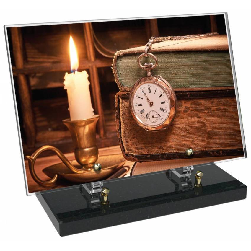 Plaque Plexiglas Rectangle typique bougie