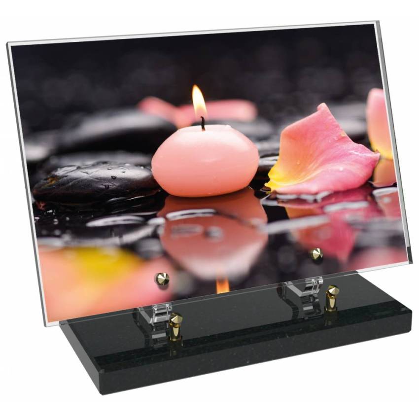 Plaque Plexiglas Rectangle typique bougie