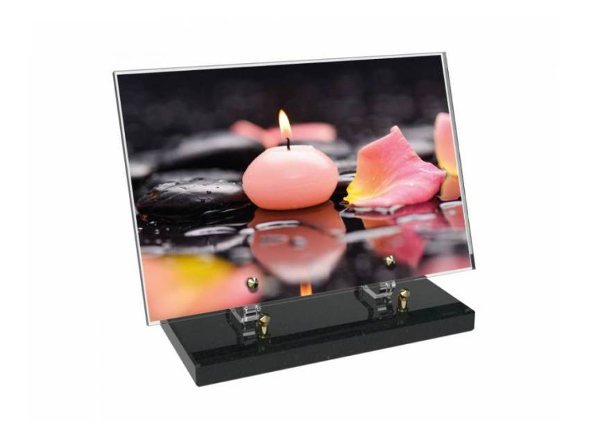 Plaque Plexiglas Rectangle typique bougie