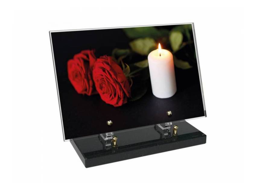 Plaque Plexiglas Rectangle typique bougie