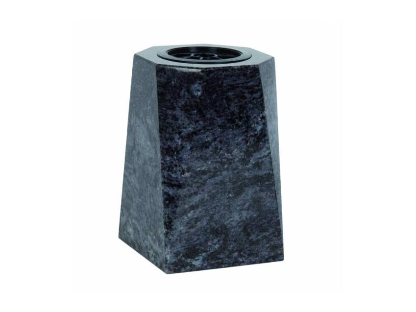 Granite vase, memory vase