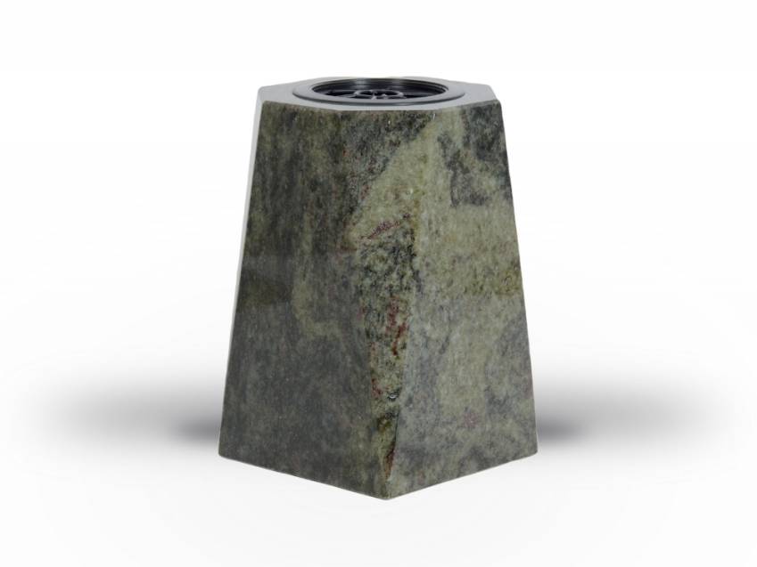 Granite vase, memory vase