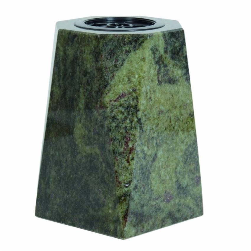 Granite vase, memory vase