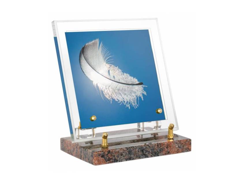 Plexiglas Rectangle Harmony Plaque.