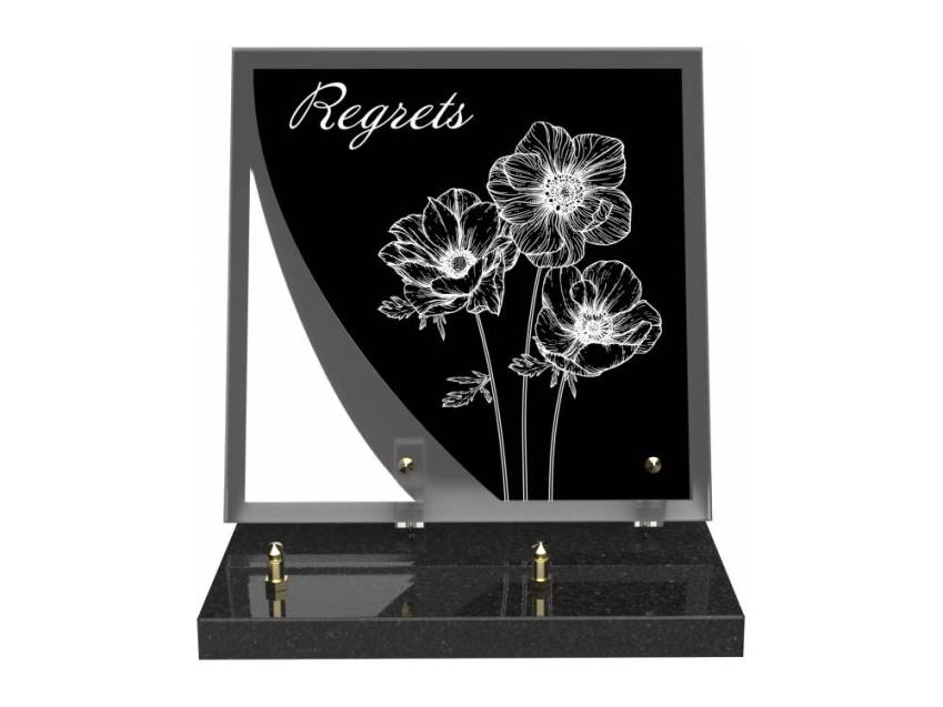 Plaque de plexiglas moderne, rectangle immuable