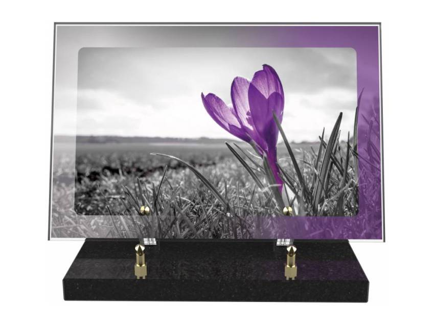 Modern Poetic Plexiglass Plaque 30x22cm.