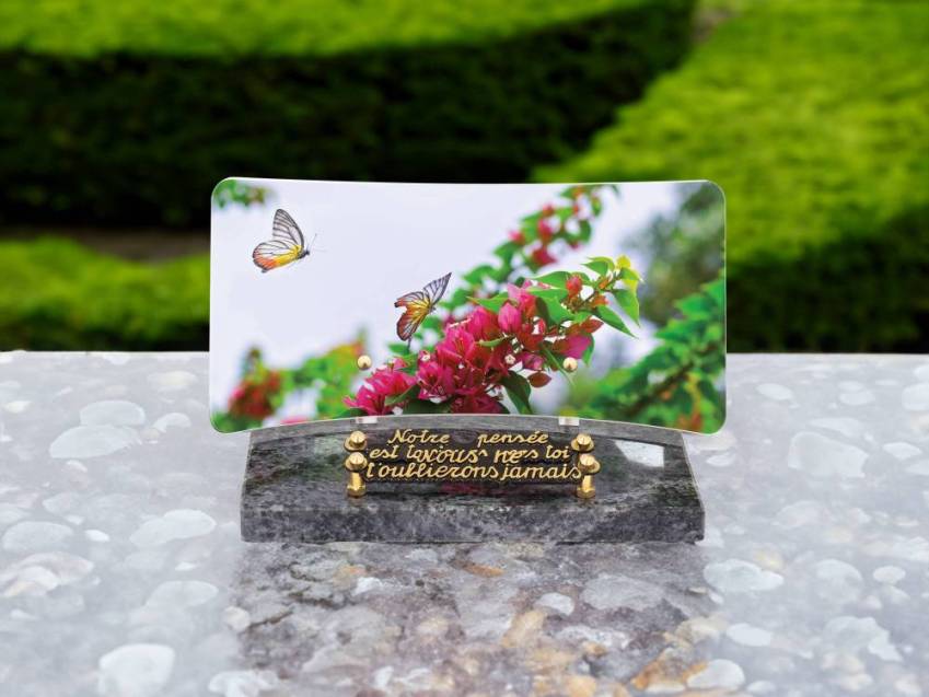 Idyllic Rectangular Plexiglas Plaque.