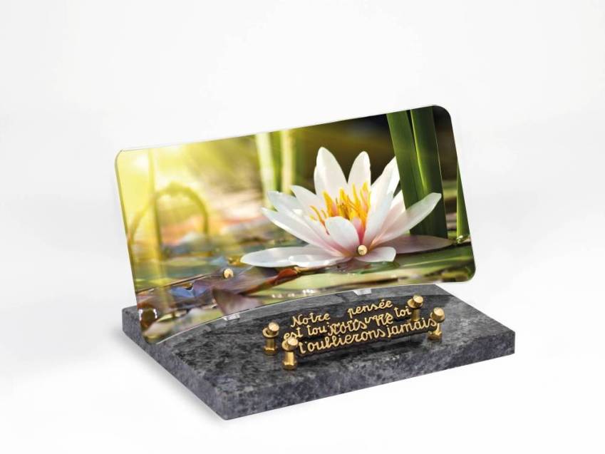 Idyllic Rectangular Plexiglas Plaque.