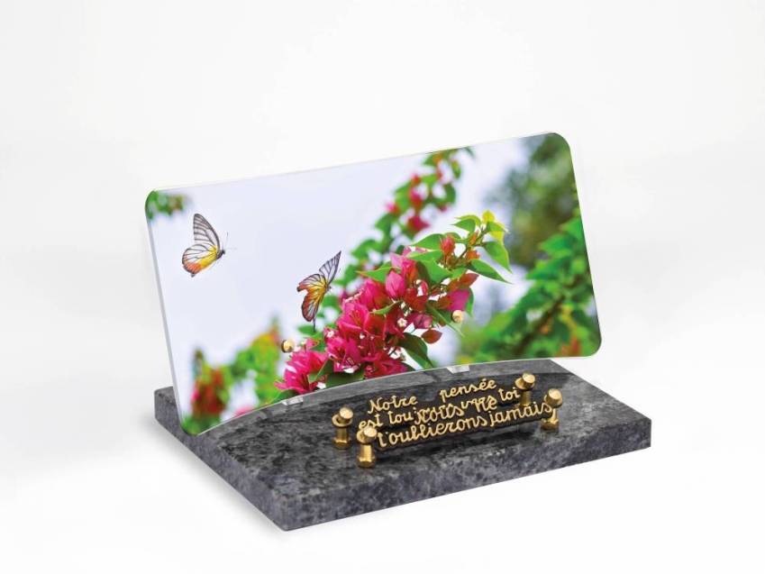 Idyllic Rectangular Plexiglas Plaque.