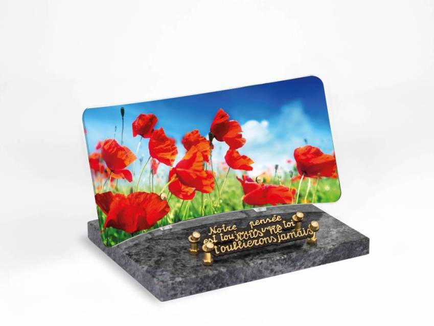 Idyllic Rectangular Plexiglas Plaque.