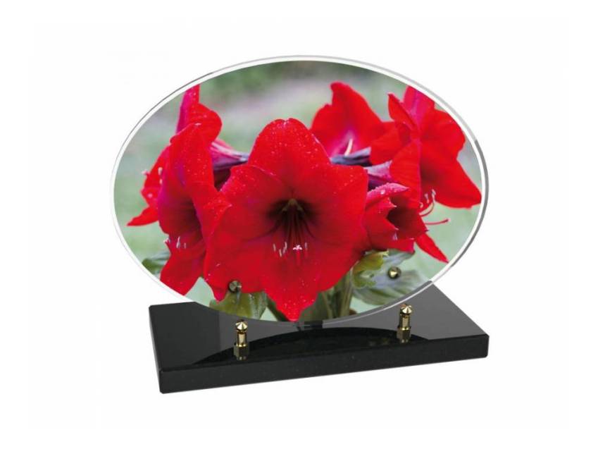 Stylish sentimental Plexiglas plaque.