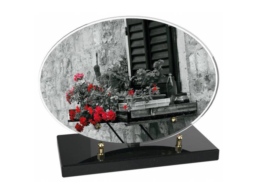 Stylish sentimental Plexiglas plaque.