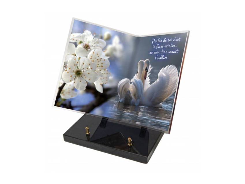 Plexiglas Plaque Poetic Book.