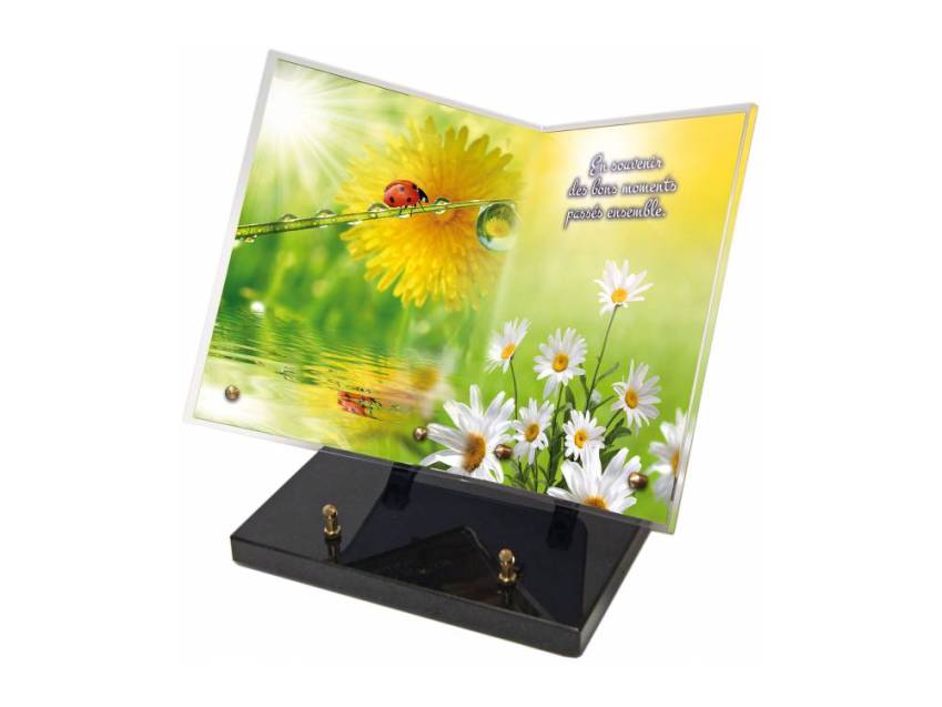 Plexiglas Plaque Poetic Book.