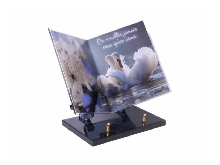 Plexiglas Plaque Poetic Book.