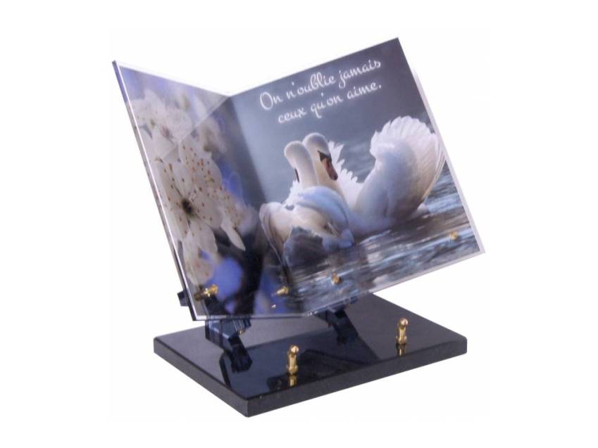 Plexiglas Plaque Poetic Book.