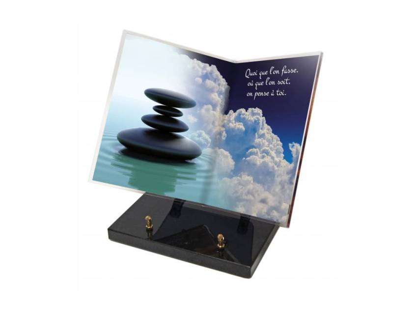 Plexiglas Plaque Poetic Book.