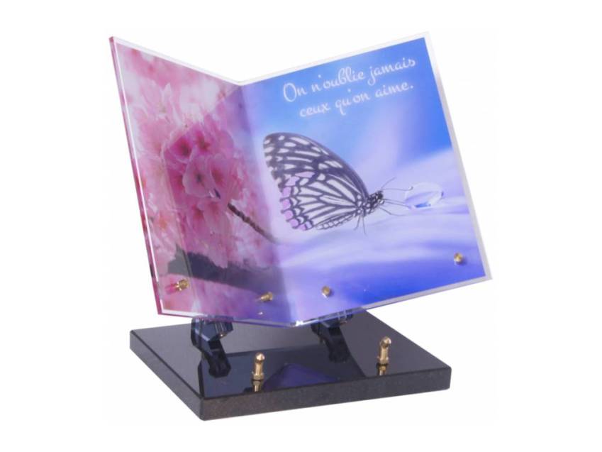 Plexiglas Plaque Poetic Book.