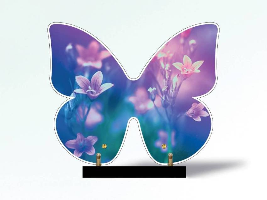 Butterfly eternal Plexiglas plaque.