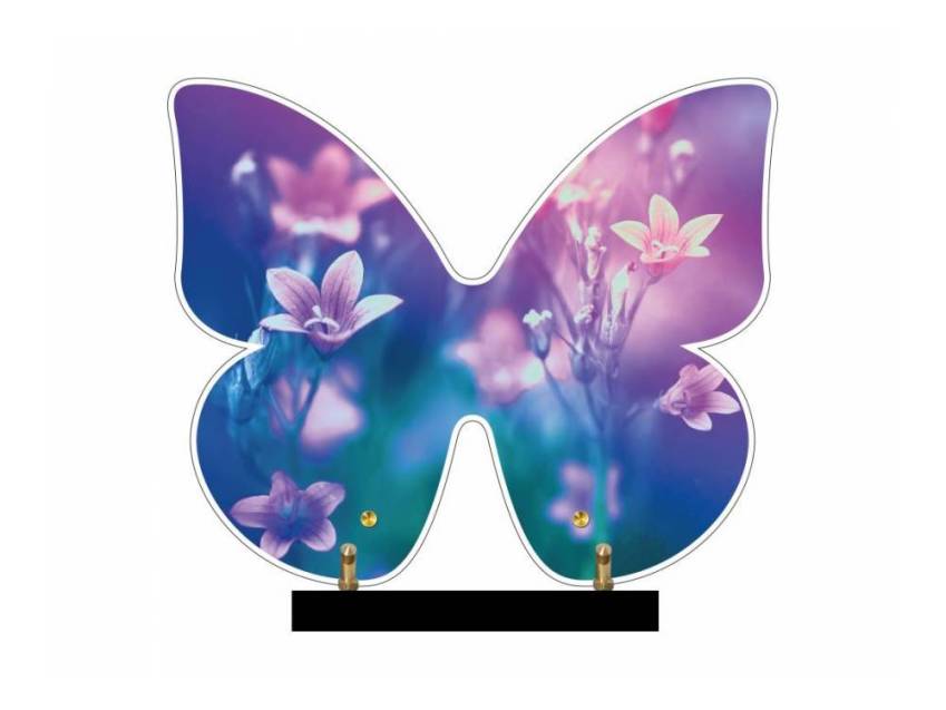 Butterfly eternal Plexiglas plaque.