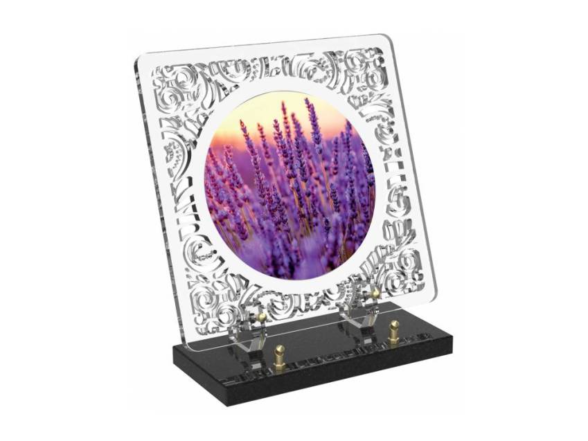 Idyllic Rectangular Plexiglas Plaque.