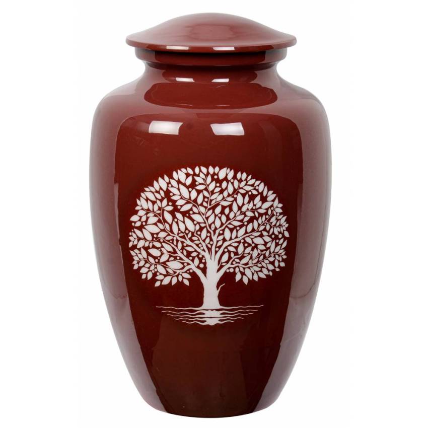 Urne en aluminium, récipient de 4 litres.