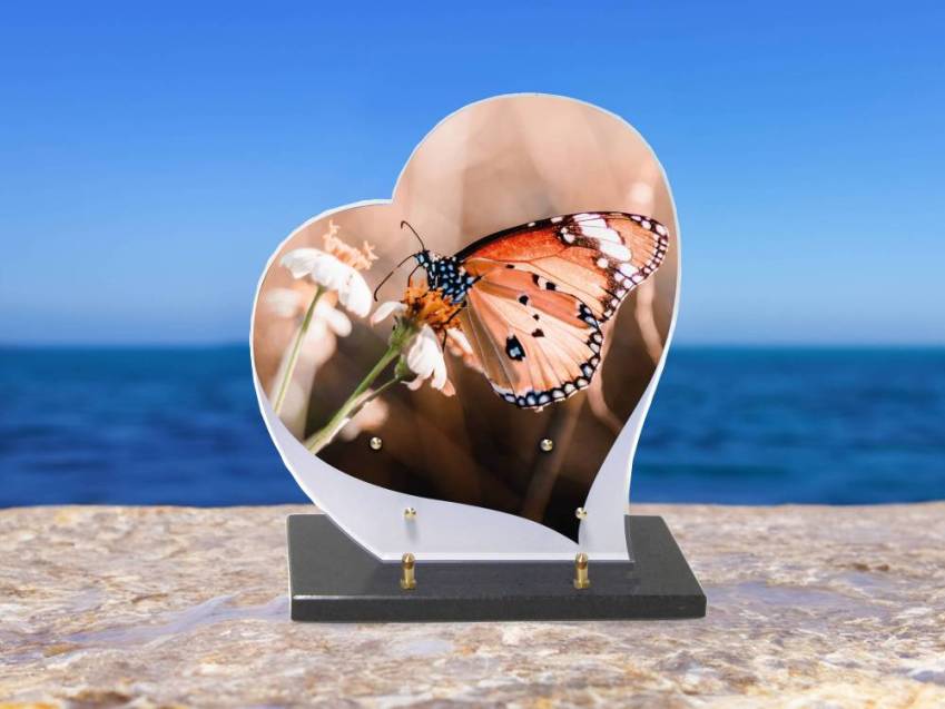 Sensitive Heart Plexiglas Plaque.