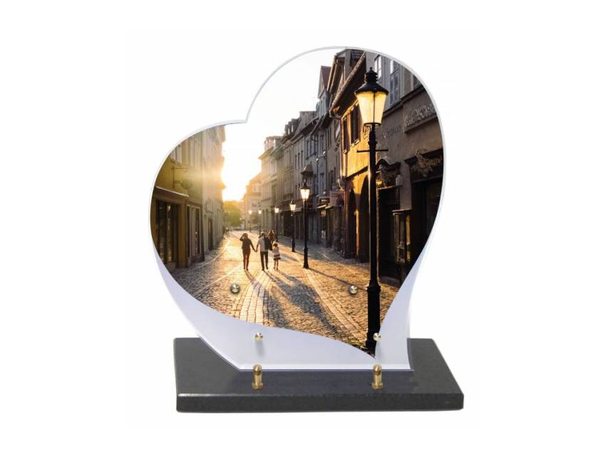 Sensitive Heart Plexiglas Plaque.