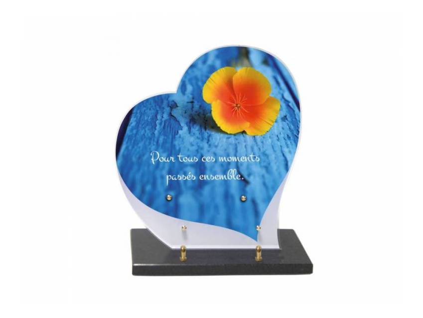 Sensitive Heart Plexiglas Plaque.